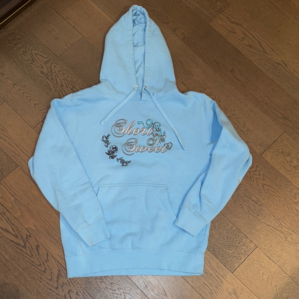 SABRINA CARPENTER SHORT AND SWEET EMBROIDERED HOODIE